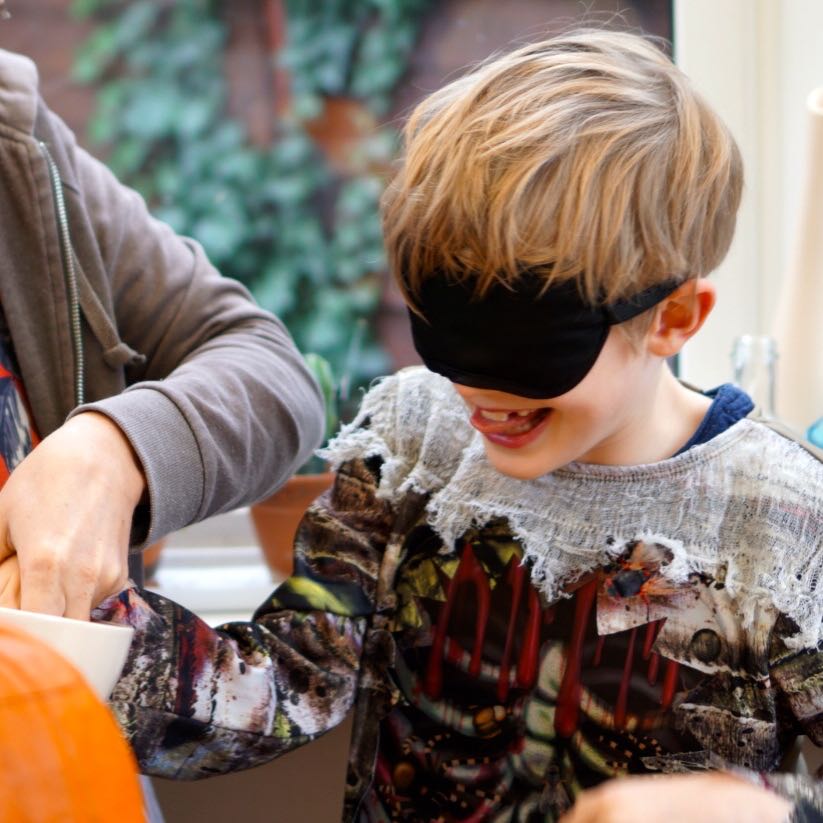 Simple Halloween Activities - Mystery Food