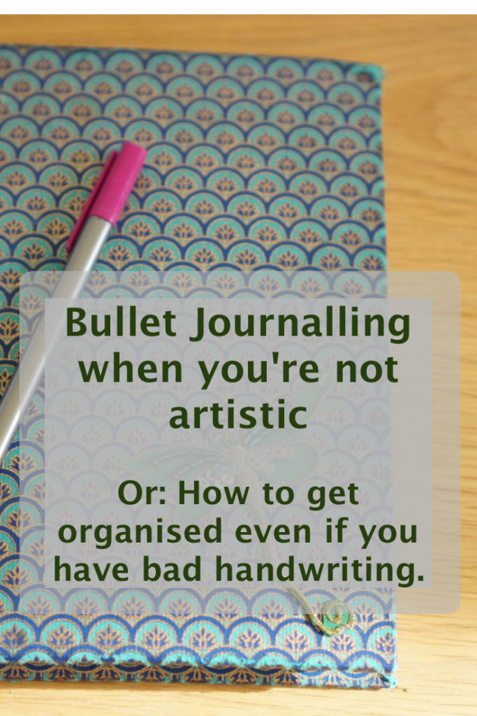Bullet Journalling - when you're not artistic